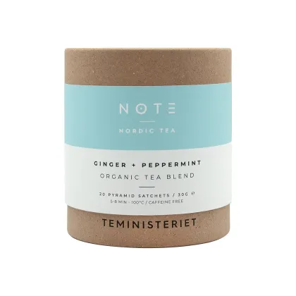 Zdjęcie Teministeriet - NOTE Ginger Peppermint Organic - Herbata 20 Torebek TEMINISTERIET
