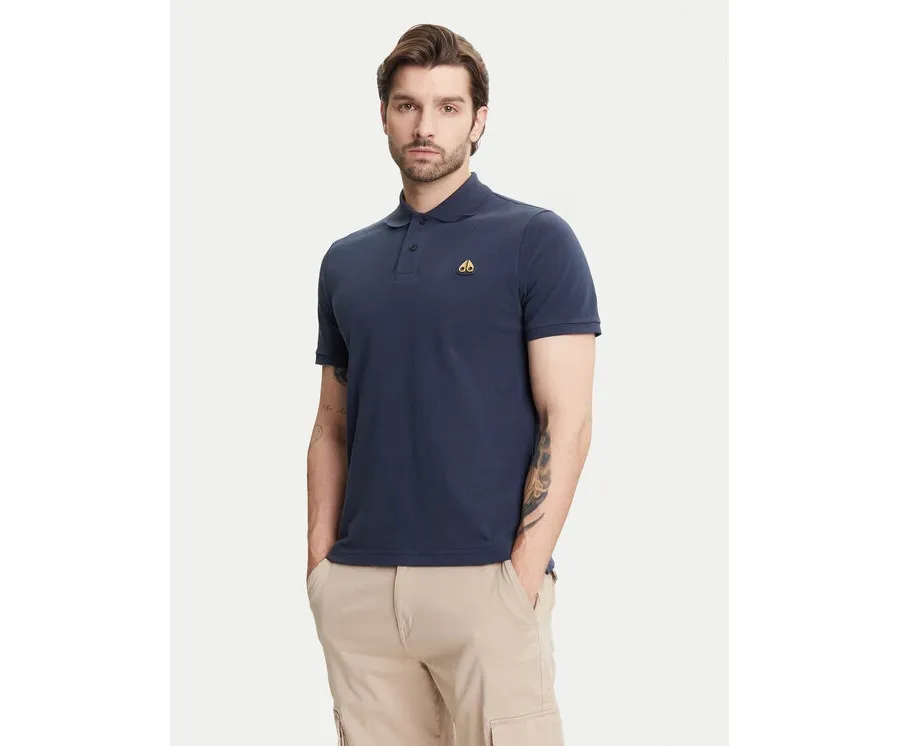 obrazek 1 Moose Knuckles Polo Everett M34MT712G Granatowy Regular Fit
