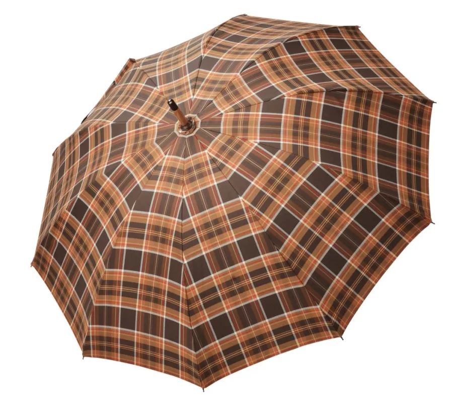 obrazek 1 Unikalny parasol męski z drewnianym uchwytem