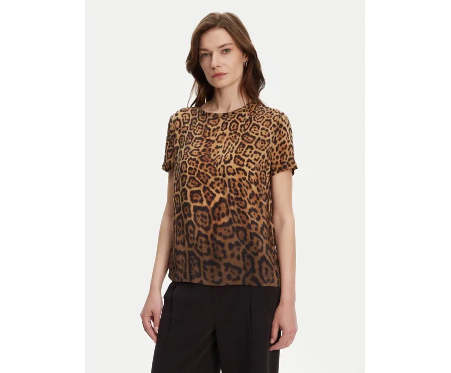 obrazek 1 Guess Bluzka 5YGH29 7320A Brązowy Regular Fit