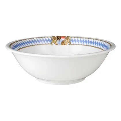 Zdjęcie Stylowa okrągła porcelanowa miska 20 cm zdobiona oryginalnym bawarskim motywem - Seltmann Weiden