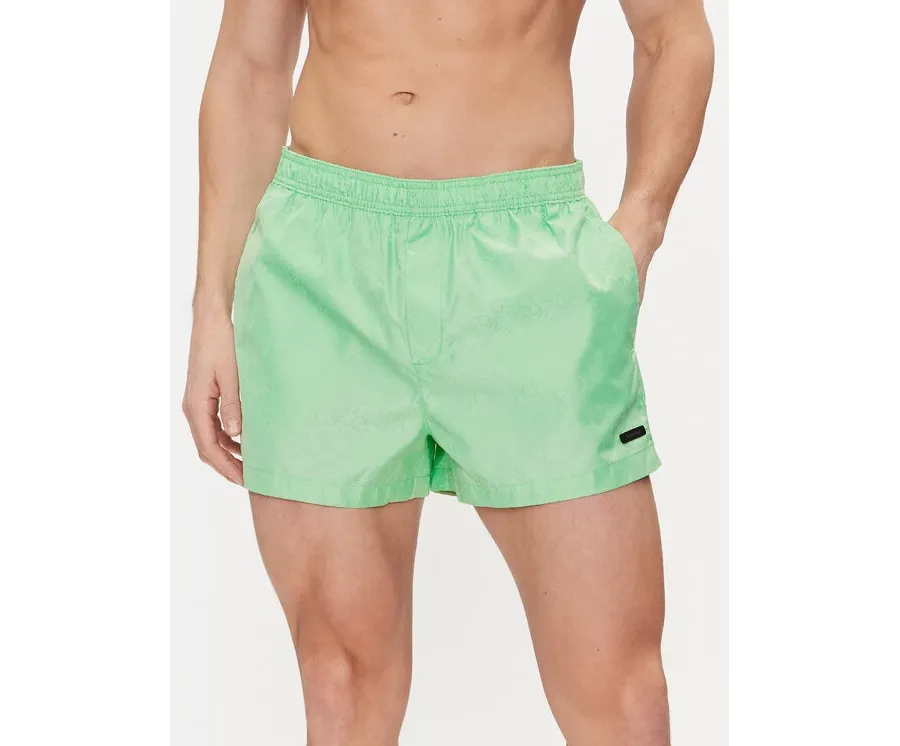 obrazek 1 Calvin Klein Swimwear Szorty kąpielowe KM0KM01000 Zielony Regular Fit