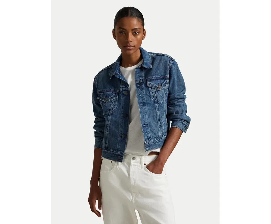obrazek 1 Polo Ralph Lauren Kurtka jeansowa 211969408001 Niebieski Relaxed Fit