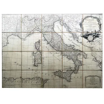 Picture Robert Janvier Italy divided into different states Venice from the 18th century