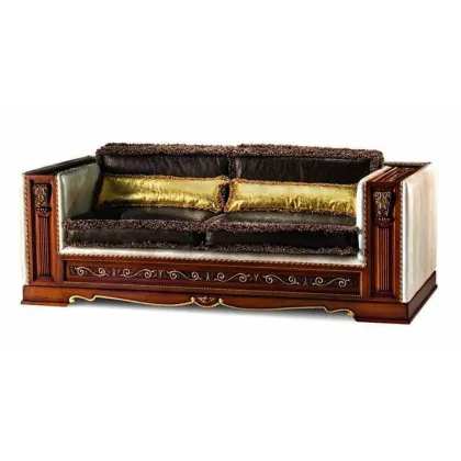 Zdjęcie Niepowtarzalna włoska dwuosobowa sofa w stylu antycznym