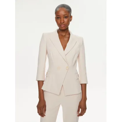 Zdjęcie Elisabetta Franchi Marynarka GI-T61-41E2-V580 Écru Slim Fit