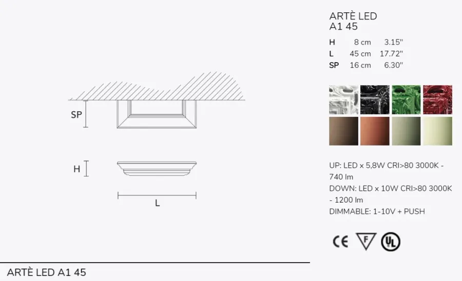 obrazek 3 Designerski kinkiet LED na ścianę z kolekcji Artè LED