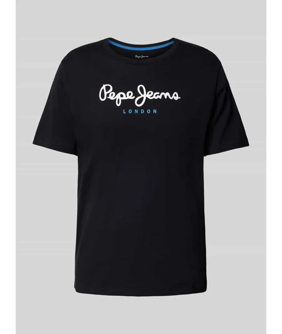 obrazek 1 Pepe Jeans T-Shirt Eggo PM508208 Czarny Regular Fit