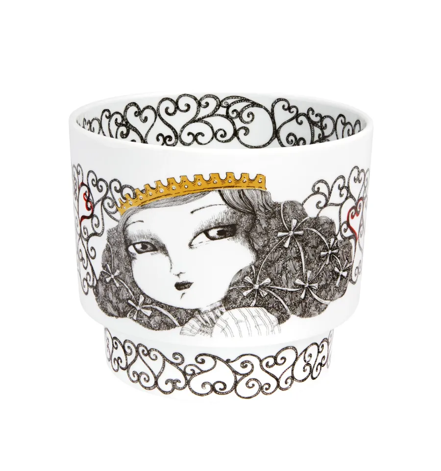 obrazek 1 Stylowy porcelanowy wazon królowej Inês de Castro - Vista Alegre