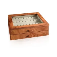 Picture Mahogany, heather cuff box - Agresti