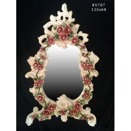 Picture An unusual decorative mirror in the baroque style