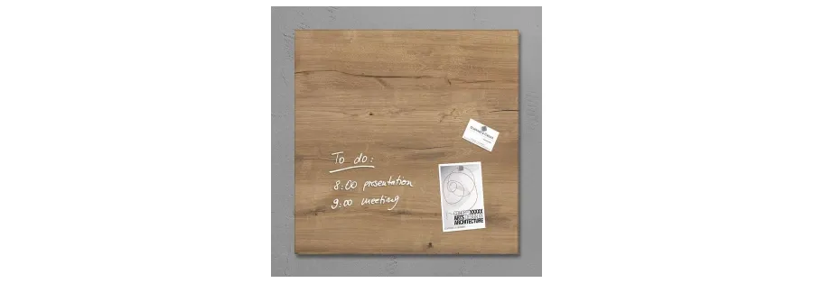 picture 12 Magnetic Glass Board artverum 48x48 cm