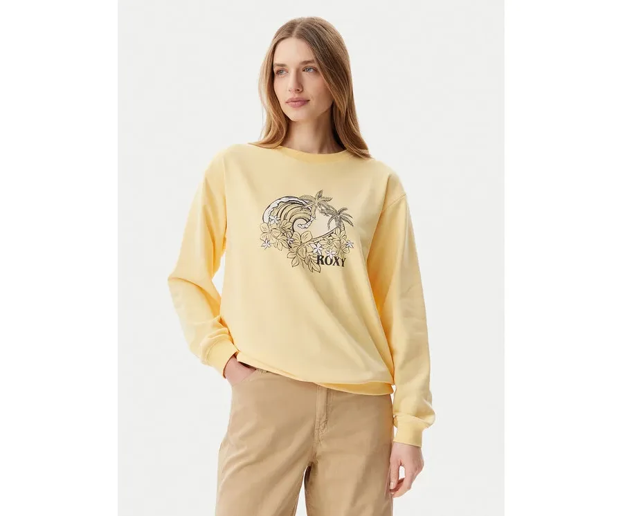 obrazek 1 Roxy Bluza ERJFT04963 Żółty Regular Fit