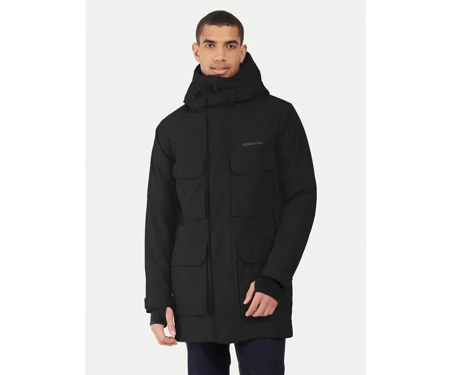 obrazek 1 Didriksons Kurtka zimowa Drew 505778 Czarny Regular Fit