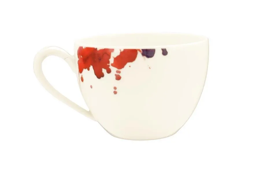 obrazek 2 Stylowa porcelanowa filiżanka do kawy zdobiona motywem kwiatu geranium – Tettau