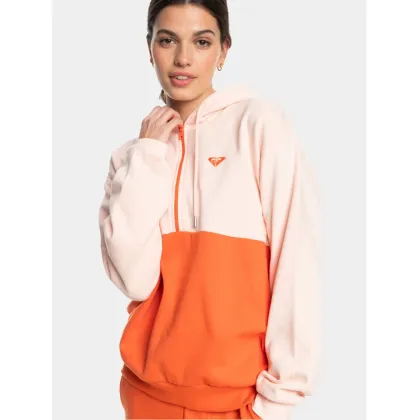 Zdjęcie Roxy Bluza Ess Nrj Cbk Hoo Otlr ERJFT04673 Écru Regular Fit