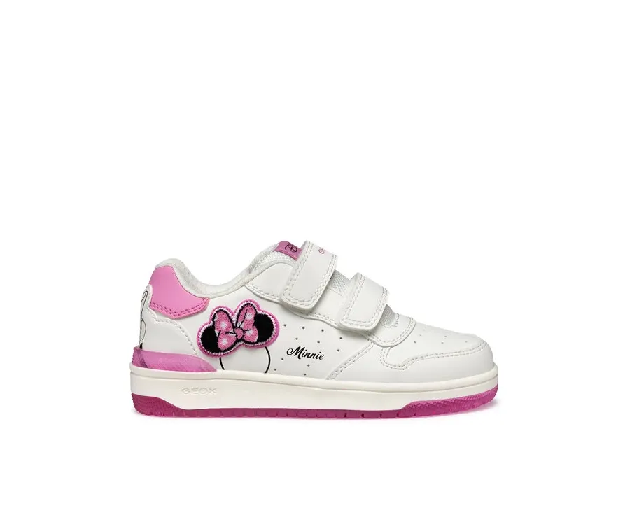 obrazek 1 Geox Sneakersy J Washiba J55HXB 000BC C0563 D Biały