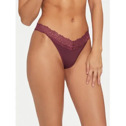 Zdjęcie Calvin Klein Underwear Stringi 000QF7838E Bordowy