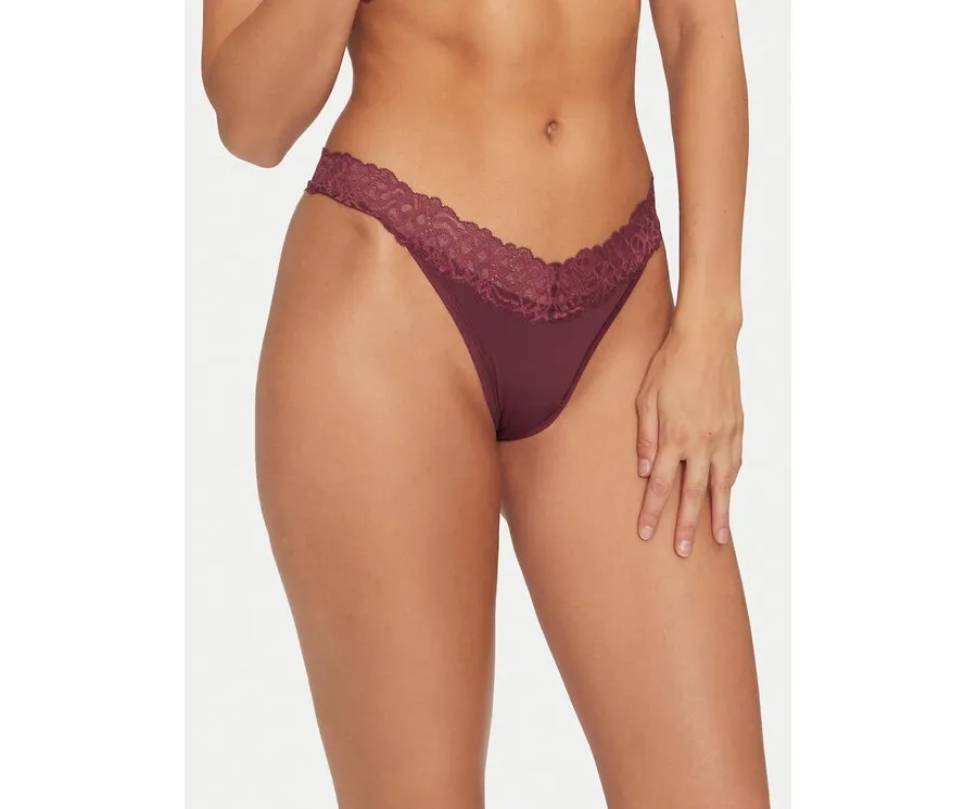 obrazek 1 Calvin Klein Underwear Stringi 000QF7838E Bordowy