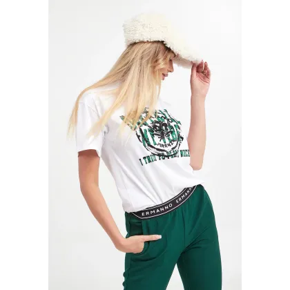 Zdjęcie T-shirt damski ERMANNO FIRENZE Ermanno Firenze