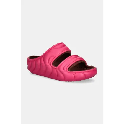 Zdjęcie Crocs kapcie Classic Cozzy Overpuff Sandal kolor różowy 210074
