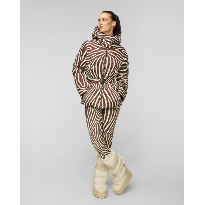 Zdjęcie Puchowa Kurtka Narciarska W Zwierzęcy Print Damska Bogner Lucca-d BOGNER