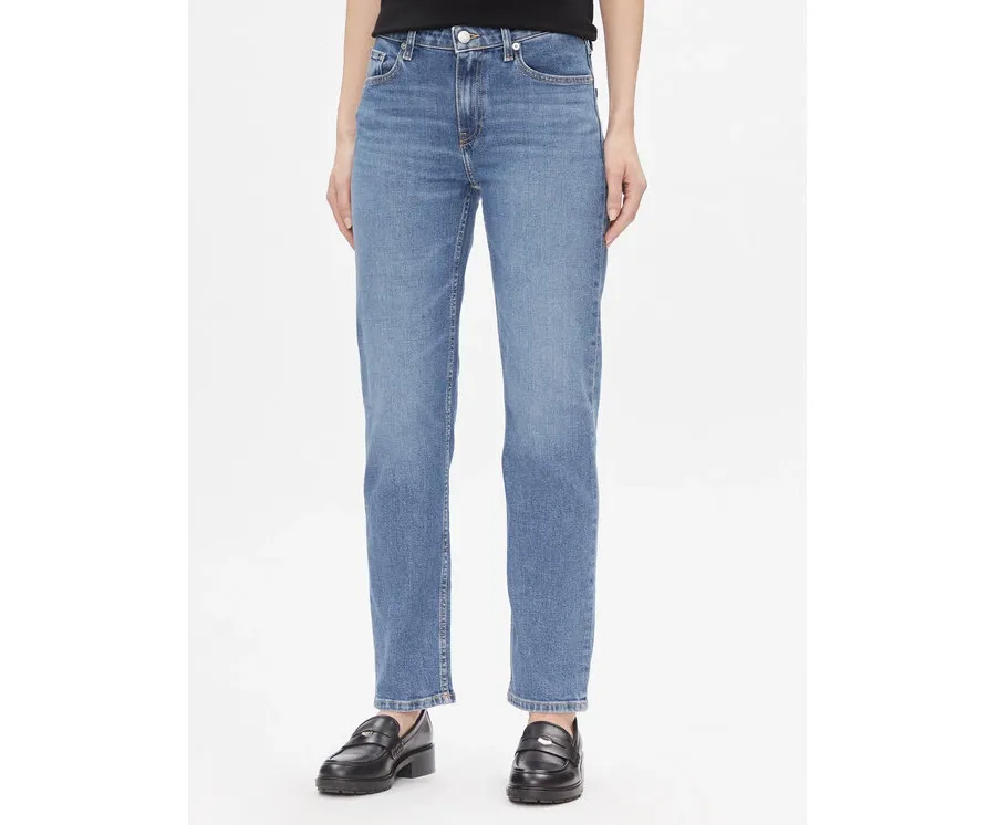 obrazek 1 Tommy Hilfiger Jeansy Classic Straight Rw Mel WW0WW40634 Niebieski Straight Leg