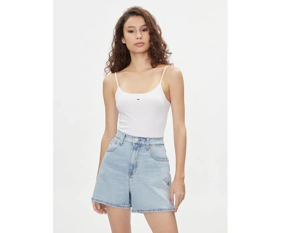 obrazek 1 Tommy Jeans Body Essential DW0DW17993 Biały Slim Fit