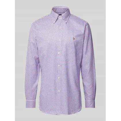 Zdjęcie Koszula casualowa o kroju regular fit z kołnierzykiem typu button down