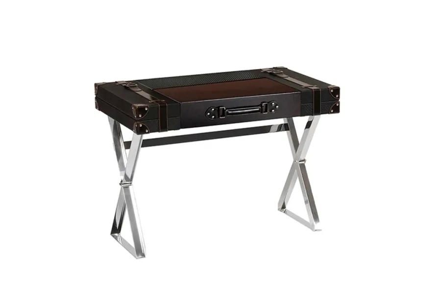 obrazek 1 Wyjątkowe biurko TRAVELER ze skóry - Collecion Alexandra