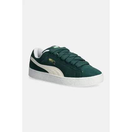Zdjęcie Puma sneakersy skórzane Suede XL kolor zielony 395205