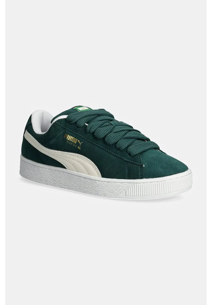 obrazek 1 Puma sneakersy skórzane Suede XL kolor zielony 395205