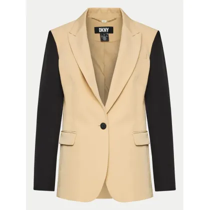 Zdjęcie DKNY Marynarka UB4JX084 Beżowy Regular Fit