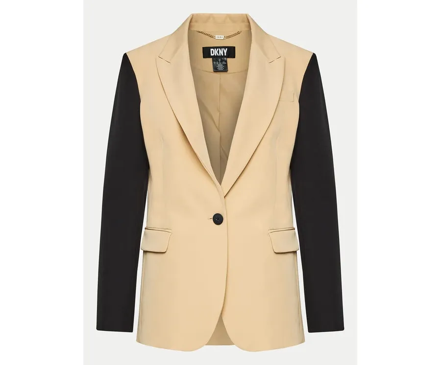obrazek 1 DKNY Marynarka UB4JX084 Beżowy Regular Fit