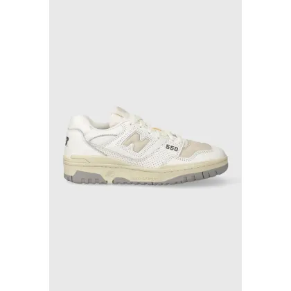 Zdjęcie New Balance sneakersy skórzane BB550PWG kolor biały