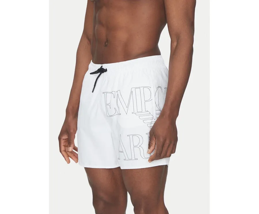obrazek 1 Emporio Armani Underwear Szorty kąpielowe EM000583 AF12326 U0002 Biały Regular Fit