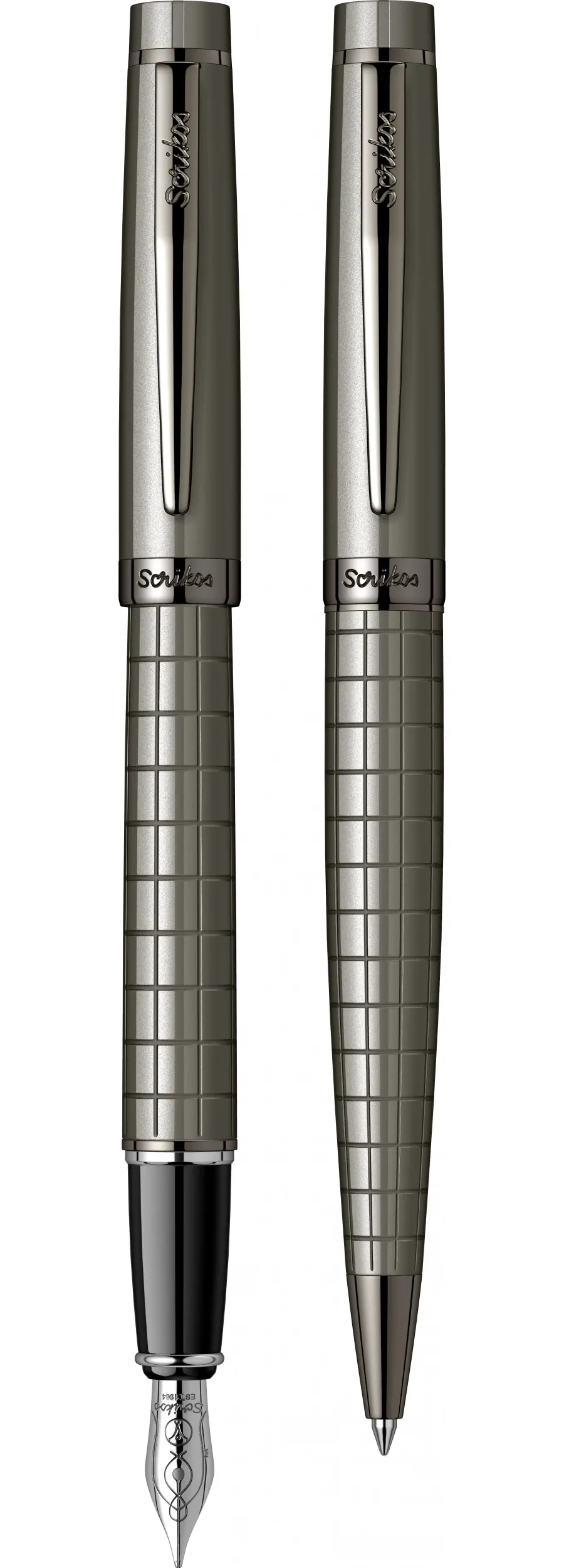 obrazek 1 Zestaw Pióro Wieczne - Długopis Honor 38 Carbon Grey