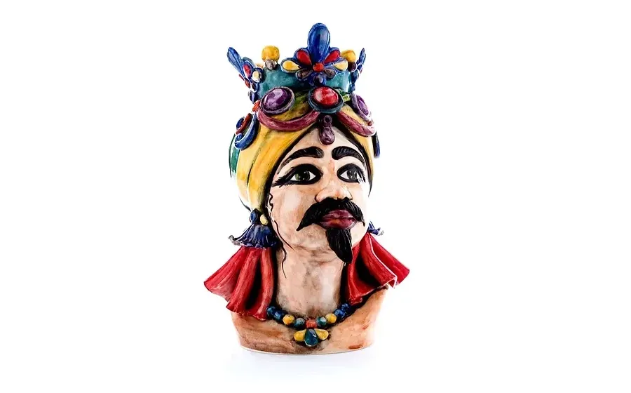 obrazek 1 Niepowtarzalna ceramiczna głowa Maura