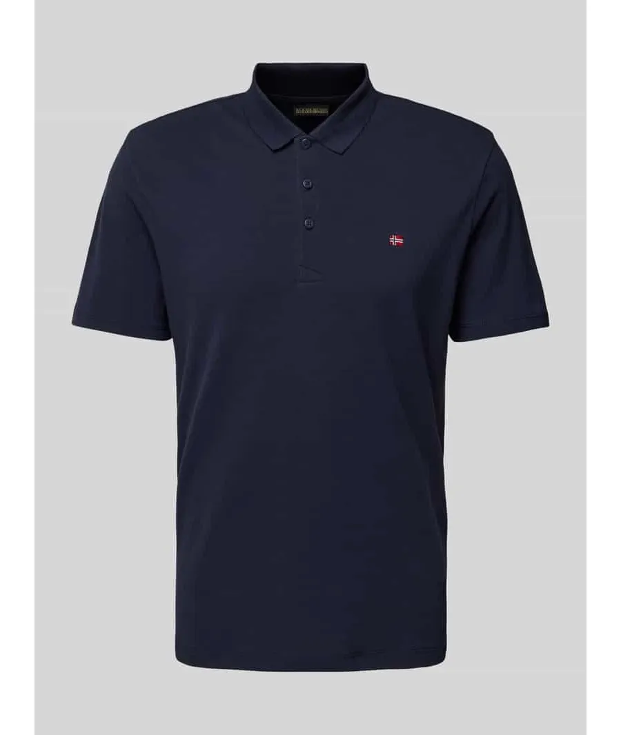 obrazek 1 Koszulka polo o kroju slim fit z wyhaftowanym logo model ‘EALIS’