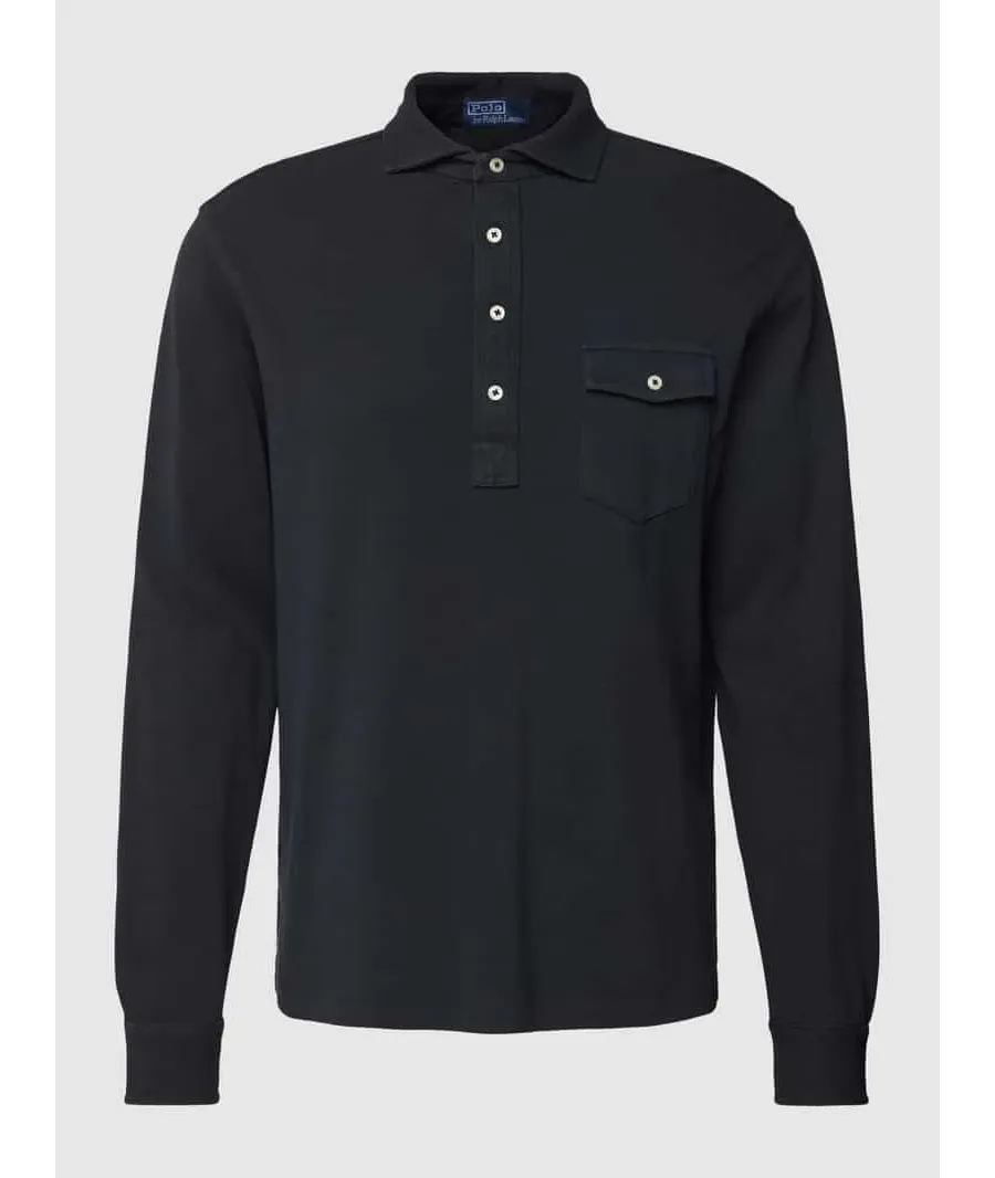 obrazek 1 Koszulka polo o kroju classic fit z listwą guzikową