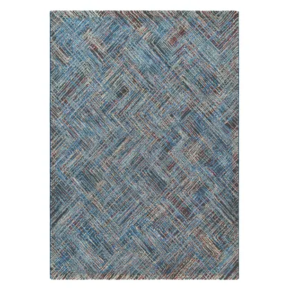 Picture Exclusive blue geometry rug - PRADO CRAYON 22608