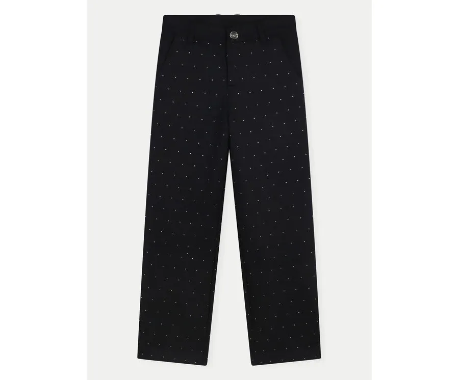 obrazek 1 MICHAEL KORS KIDS Spodnie materiałowe R30179 D Czarny Wide Leg