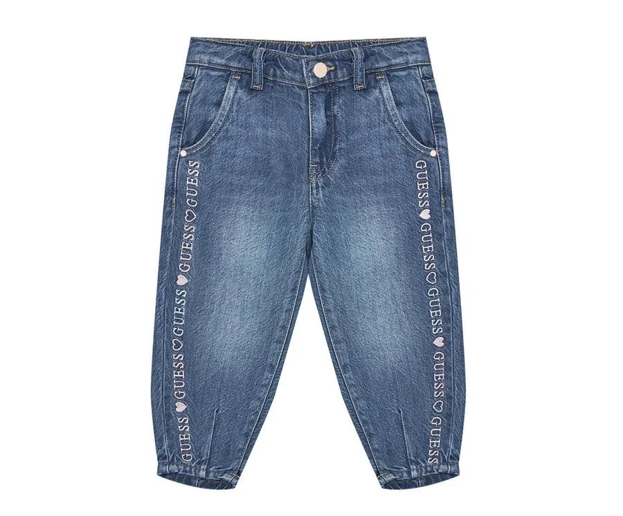 obrazek 1 Guess Jeansy K5GA01 D4MU2 Niebieski Regular Fit