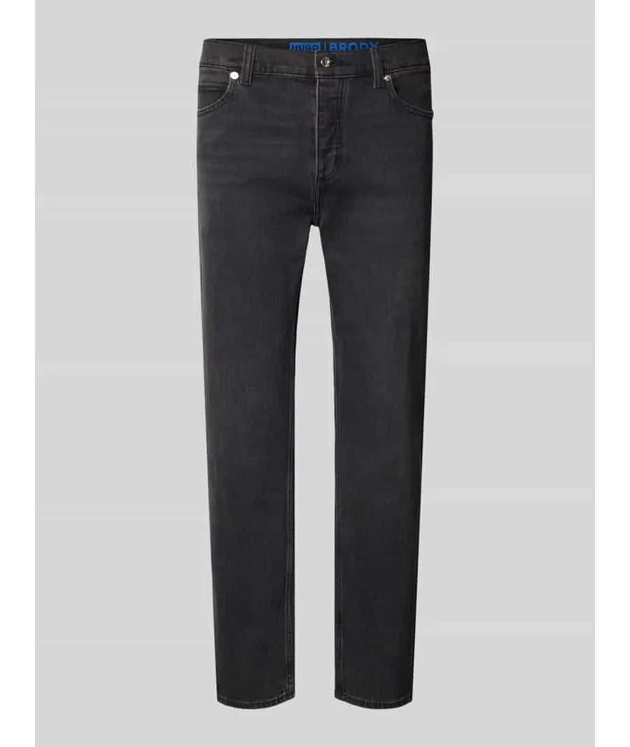 obrazek 1 Jeansy o kroju slim fit z zapięciem na guzik model ‘Brody’