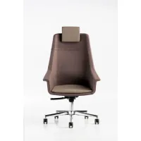 Picture Exclusive leather armchair for the office - Diemme