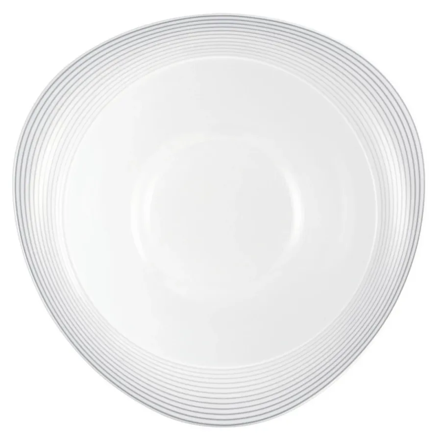 obrazek 2 Porcelanowa duża miska deserowa 28 cm z nowoczesnym zdobieniem - Seltmann Weiden