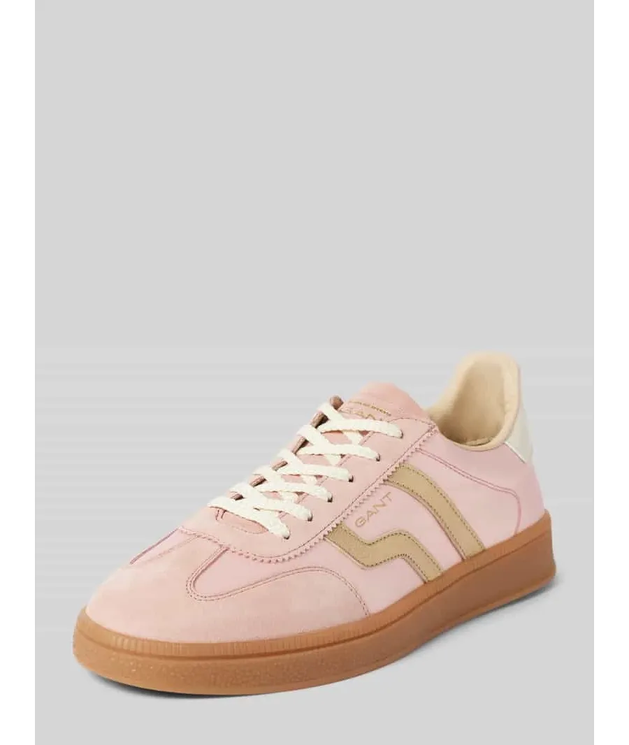 obrazek 1 Sneakersy z mieszanki skóry z detalem z logo model ‘CUZIMA’