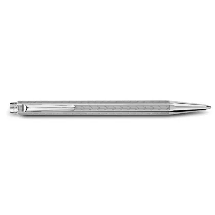 Picture Elegant Ecridor Chevron ballpoint pen coated with palladium