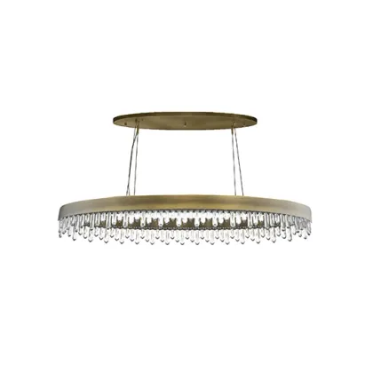 Zdjęcie Elegancka portugalska owalna lampa wisząca