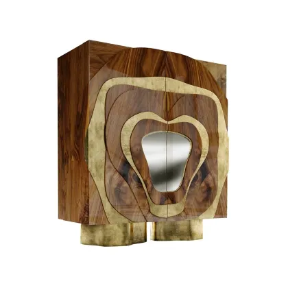 Picture Innovative walnut wardrobe - Malabar